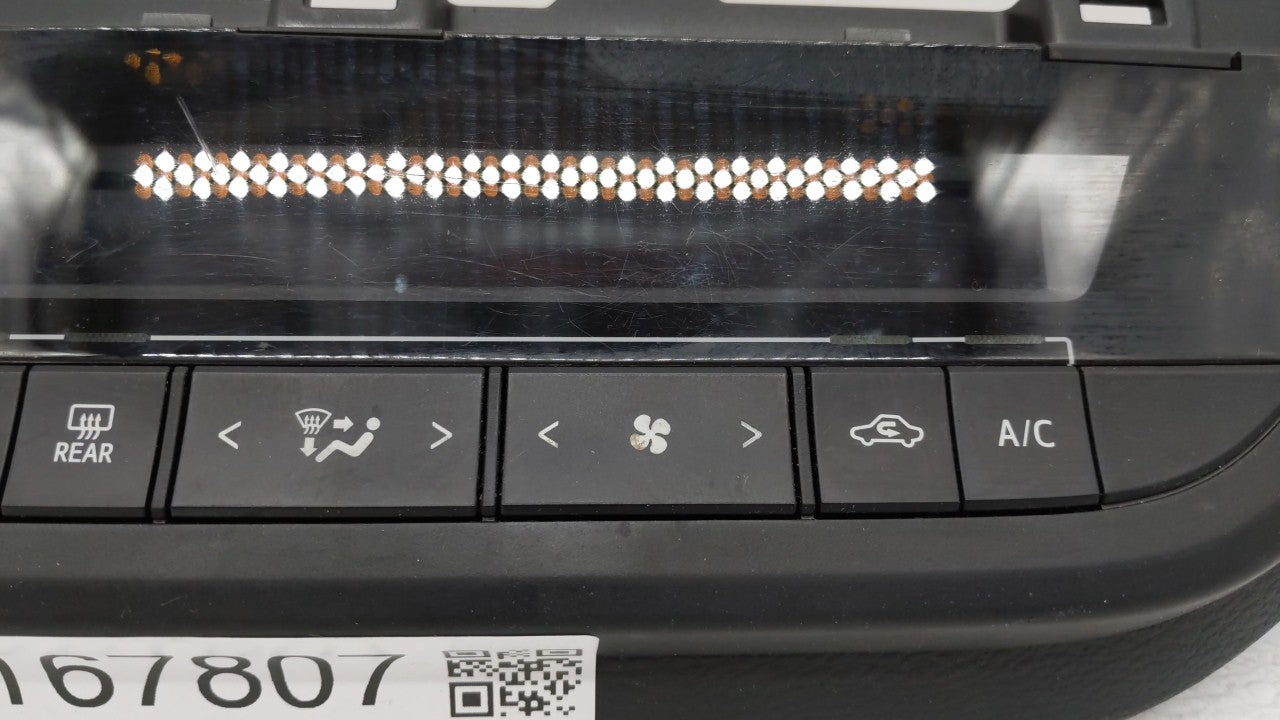 2014-2016 Toyota Corolla Ac Heater Climate Control 75f832|55900-02500 - Oemusedautoparts1.com