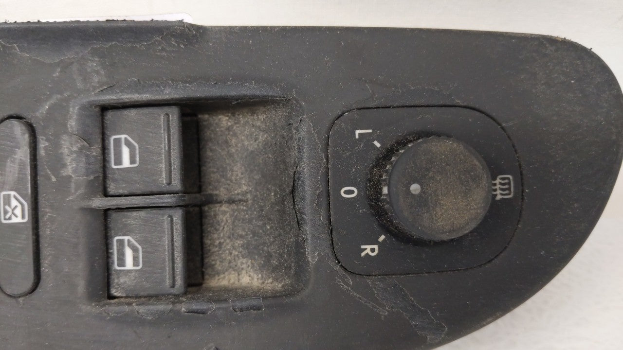 2006-2008 Volkswagen Passat Master Power Window Switch Replacement Driver Side Left P/N:1K4 959 857B Fits 2005 2006 2007 2008 OEM Used Auto Parts - Oemusedautoparts1.com