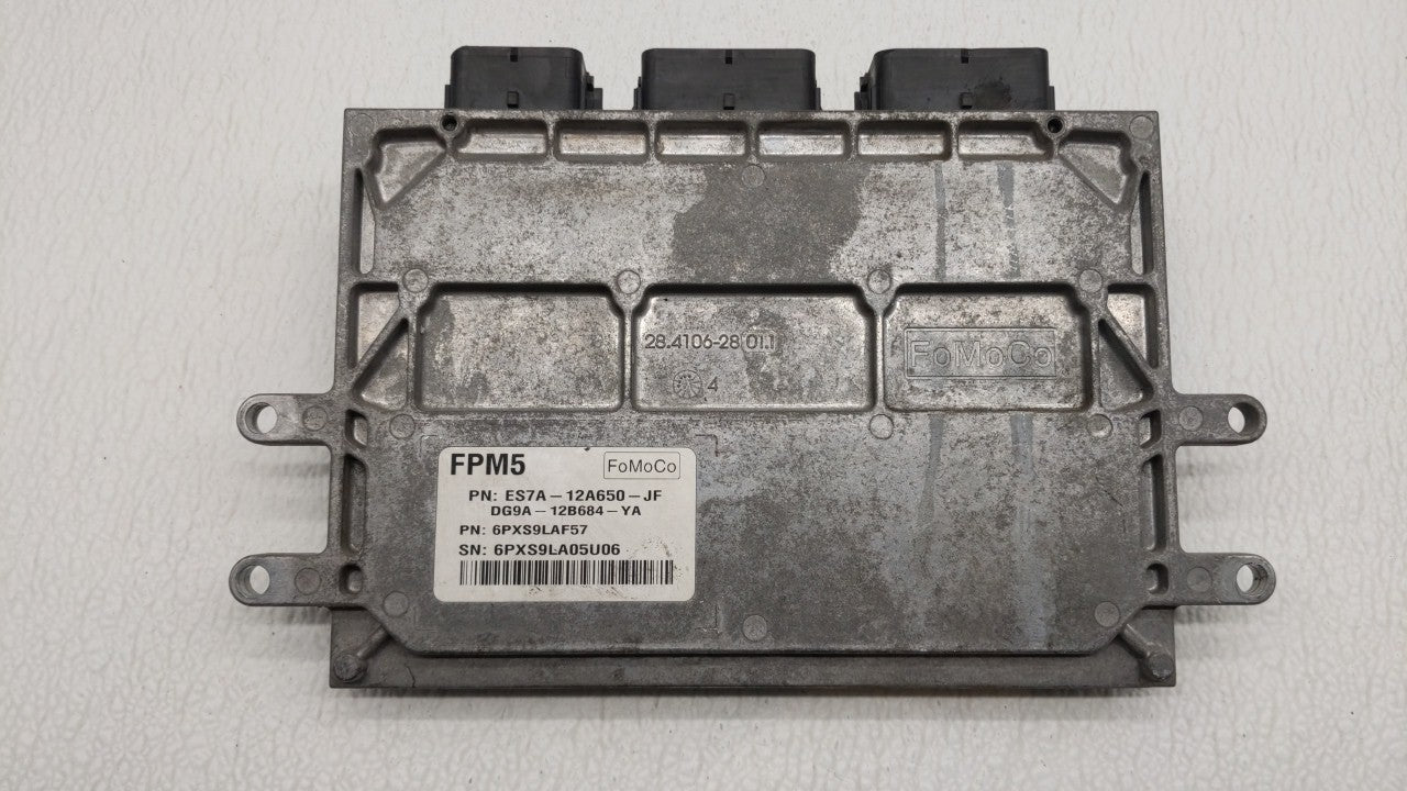 2014 Ford Fusion PCM Engine Computer ECU ECM PCU OEM P/N:ES7A-12A650-GF ES7A-12A650-JF Fits 2015 2016 OEM Used Auto Parts - Oemusedautoparts1.com