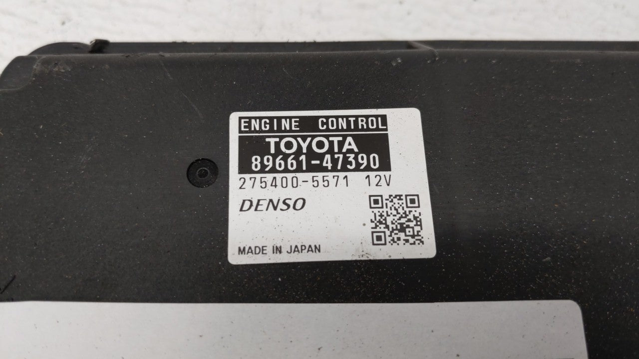 2011 Toyota Prius PCM Engine Computer ECU ECM PCU OEM P/N:89661-47390 89681-47211 Fits OEM Used Auto Parts - Oemusedautoparts1.com