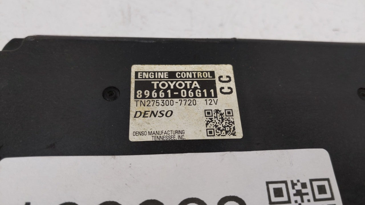 2008-2009 Toyota Camry PCM Engine Computer ECU ECM PCU OEM P/N:89661-06G10 89661-06G11 Fits 2008 2009 OEM Used Auto Parts - Oemusedautoparts1.com