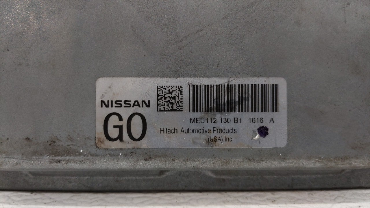 2011-2013 Nissan Altima PCM Engine Computer ECU ECM PCU OEM P/N:MEC114-100 MEC112-130 B1 Fits 2011 2012 2013 OEM Used Auto Parts - Oemusedautoparts1.com