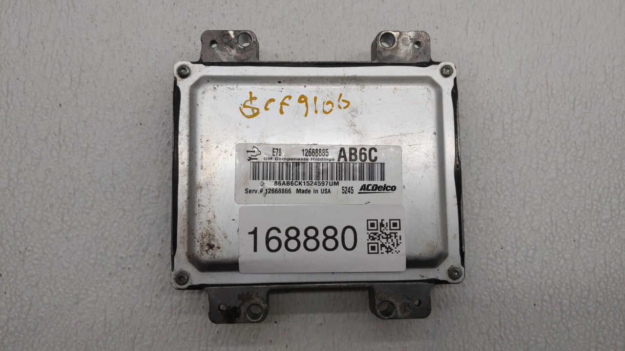 2012-2016 Chevrolet Cruze PCM Engine Computer ECU ECM PCU OEM P/N:12656958 12643636 Fits 2011 2012 2013 2014 2015 2016 OEM Used Auto Parts - Oemusedautoparts1.com