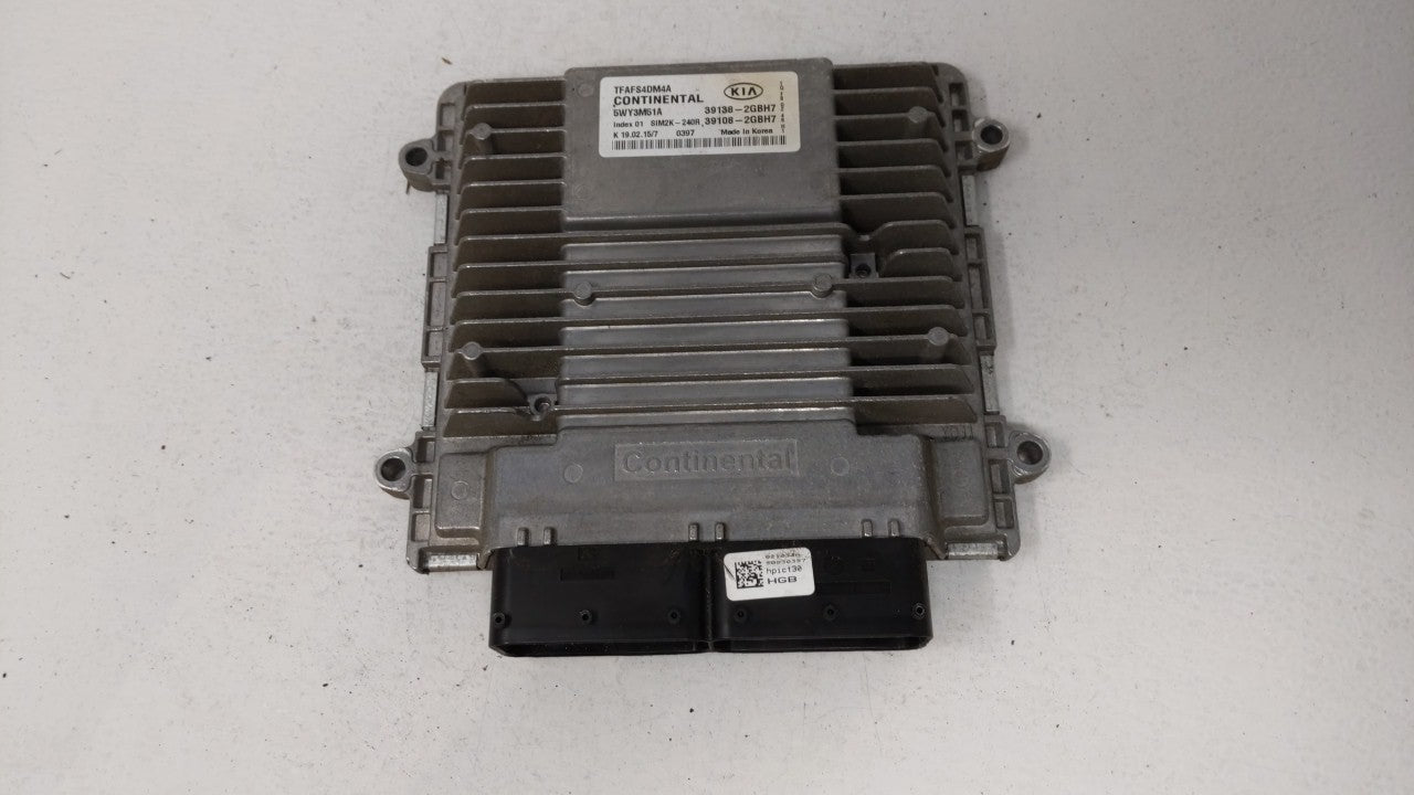 2015 Kia Optima PCM Engine Computer ECU ECM PCU OEM P/N:39138-2GBH7 39108-2GBH7 Fits OEM Used Auto Parts - Oemusedautoparts1.com