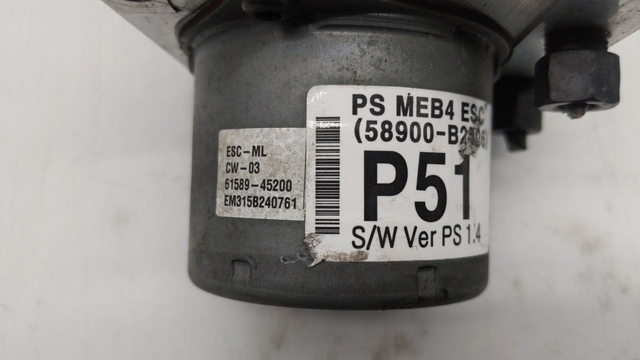 2014-2015 Kia Soul ABS Pump Control Module Replacement P/N:58900-B2506 58929-B2506 Fits 2014 2015 OEM Used Auto Parts - Oemusedautoparts1.com