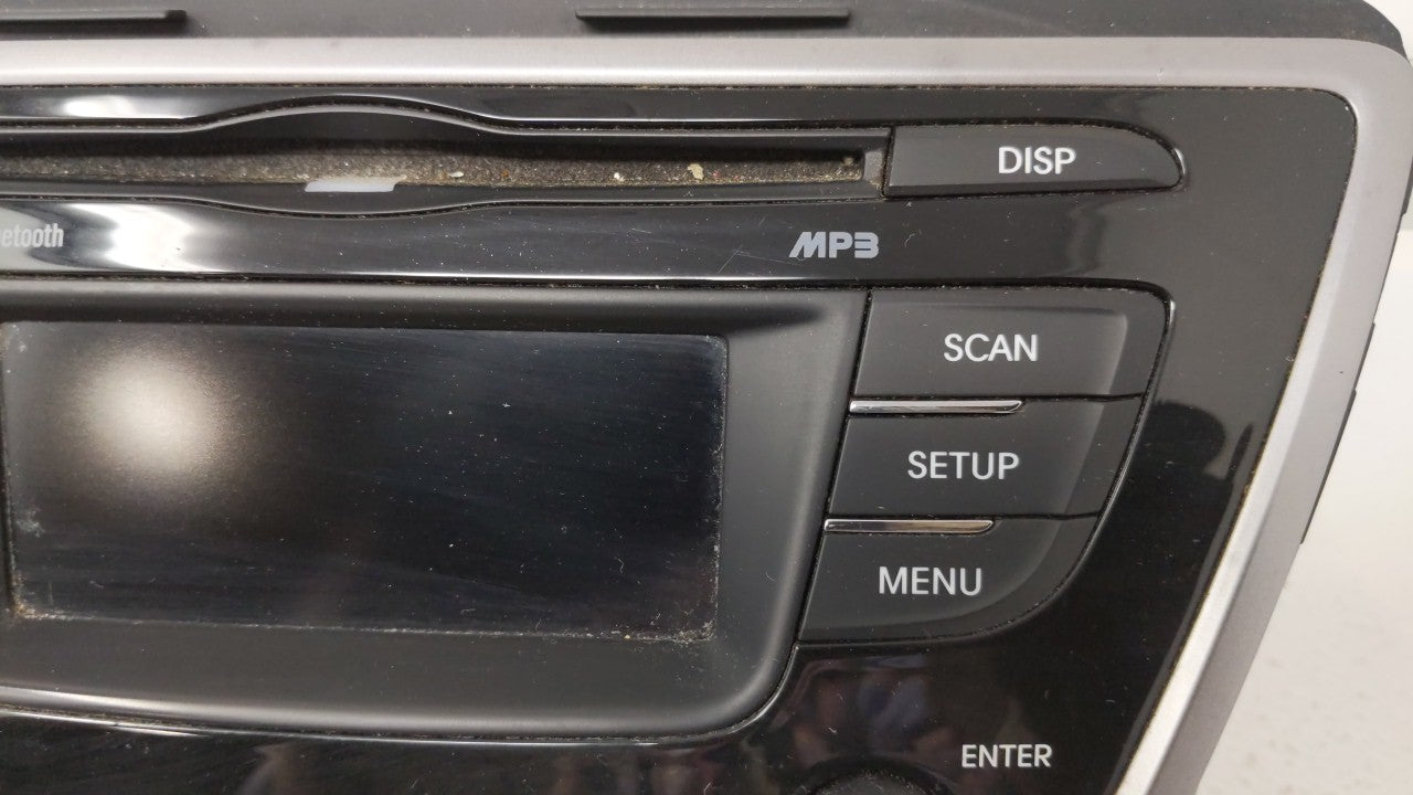 2013 Hyundai Elantra Radio AM FM Cd Player Receiver Replacement P/N:96170-3X165RA5 Fits OEM Used Auto Parts - Oemusedautoparts1.com