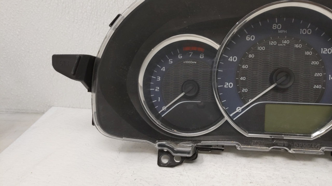 2014-2016 Toyota Corolla Instrument Cluster Speedometer Gauges P/N:83800-0ZX10-00 Fits 2014 2015 2016 OEM Used Auto Parts - Oemusedautoparts1.com