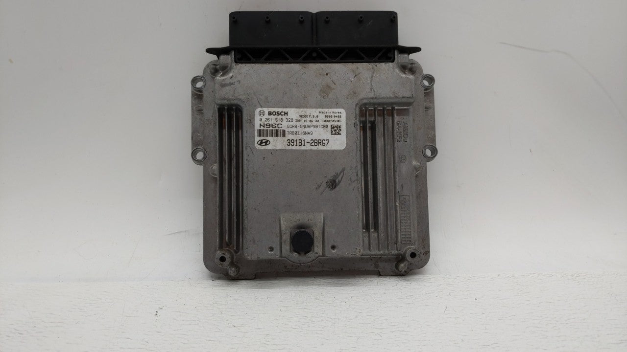 2015-2017 Hyundai Accent PCM Engine Computer ECU ECM PCU OEM P/N:391B1-2BRG8 Fits 2015 2016 2017 OEM Used Auto Parts - Oemusedautoparts1.com