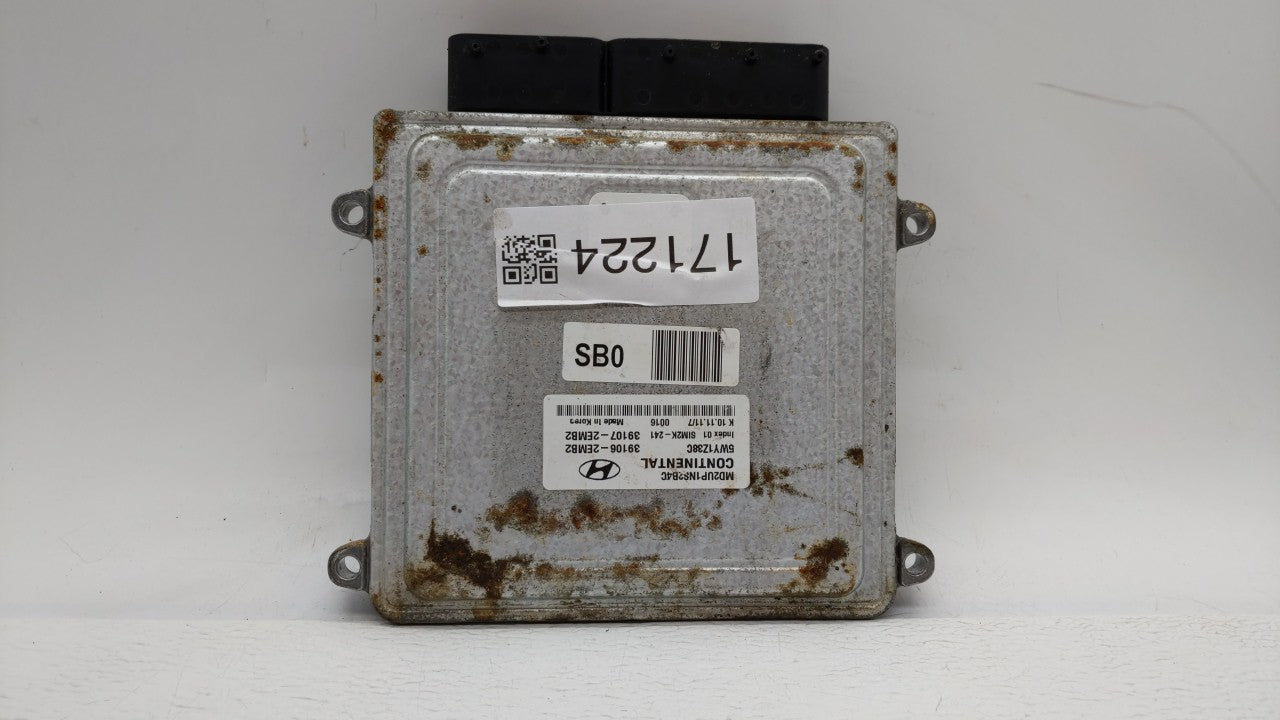 2011-2013 Hyundai Elantra PCM Engine Computer ECU ECM PCU OEM P/N:39102-2EMP2 39102-2EMP3 Fits 2011 2012 2013 OEM Used Auto Parts - Oemusedautoparts1.com