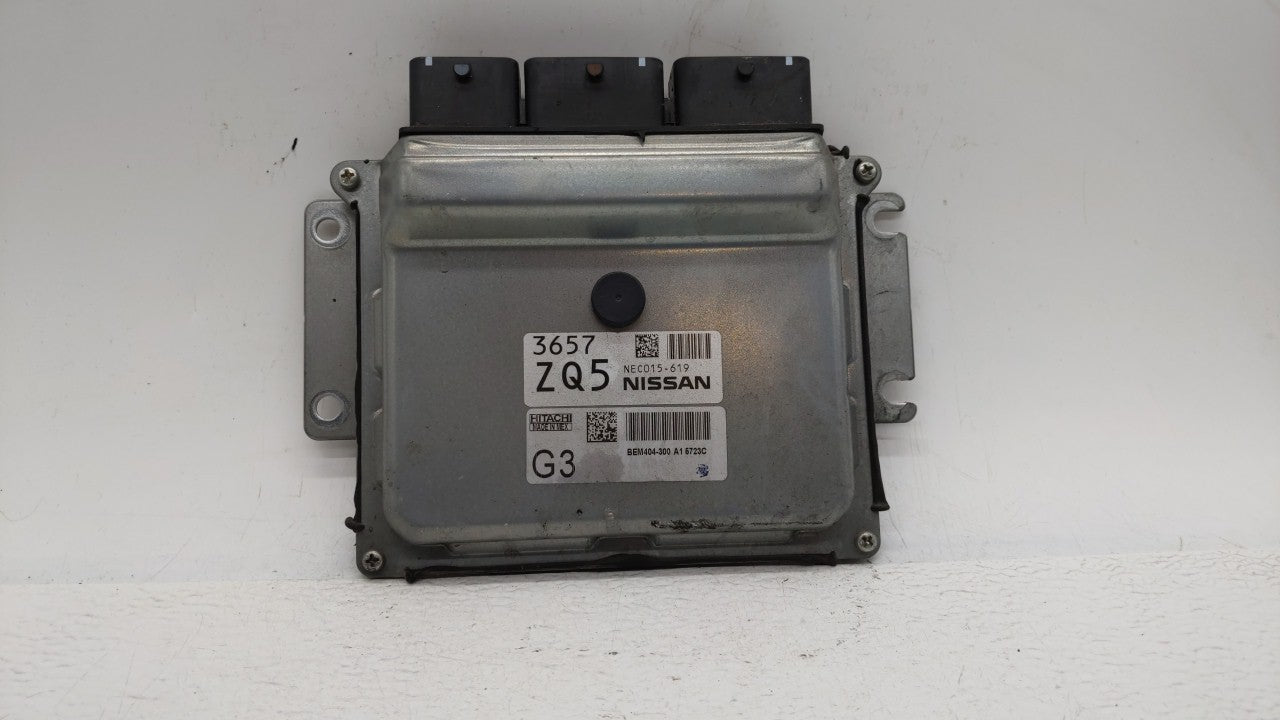 2013-2015 Nissan Sentra PCM Engine Computer ECU ECM PCU OEM P/N:BEM404-300 A1 NEC001-666 Fits 2013 2014 2015 OEM Used Auto Parts - Oemusedautoparts1.com