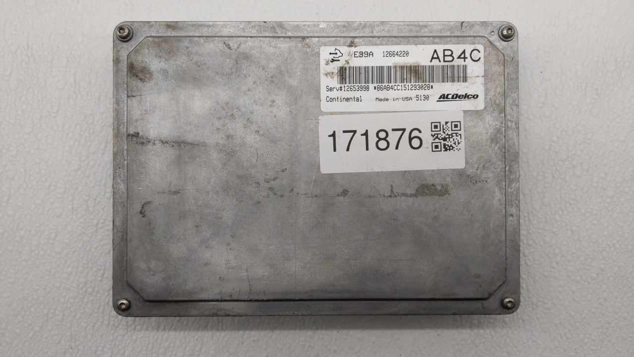 2013-2016 Buick Verano PCM Engine Computer ECU ECM PCU OEM P/N:12655476 12657776 Fits 2013 2014 2015 2016 OEM Used Auto Parts - Oemusedautoparts1.com