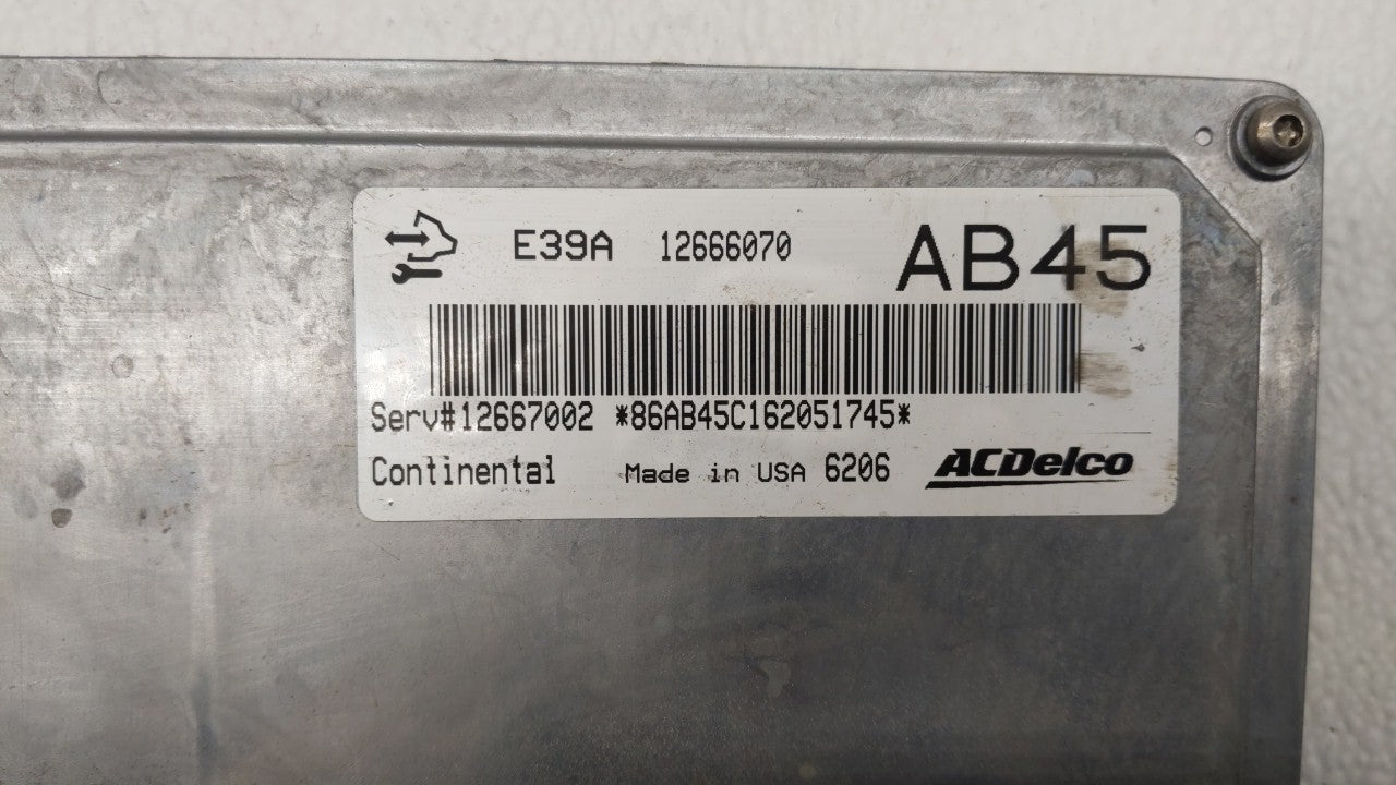 2017-2017 Chevrolet Equinox Engine Computer Ecu Pcm Ecm Pcu Oem 171880 - Oemusedautoparts1.com