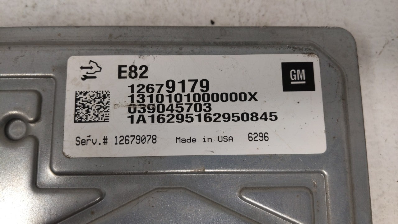 2016-2018 Cadillac Ats PCM Engine Computer ECU ECM PCU OEM P/N:12679552 12697045 Fits 2016 2017 2018 2019 OEM Used Auto Parts - Oemusedautoparts1.com