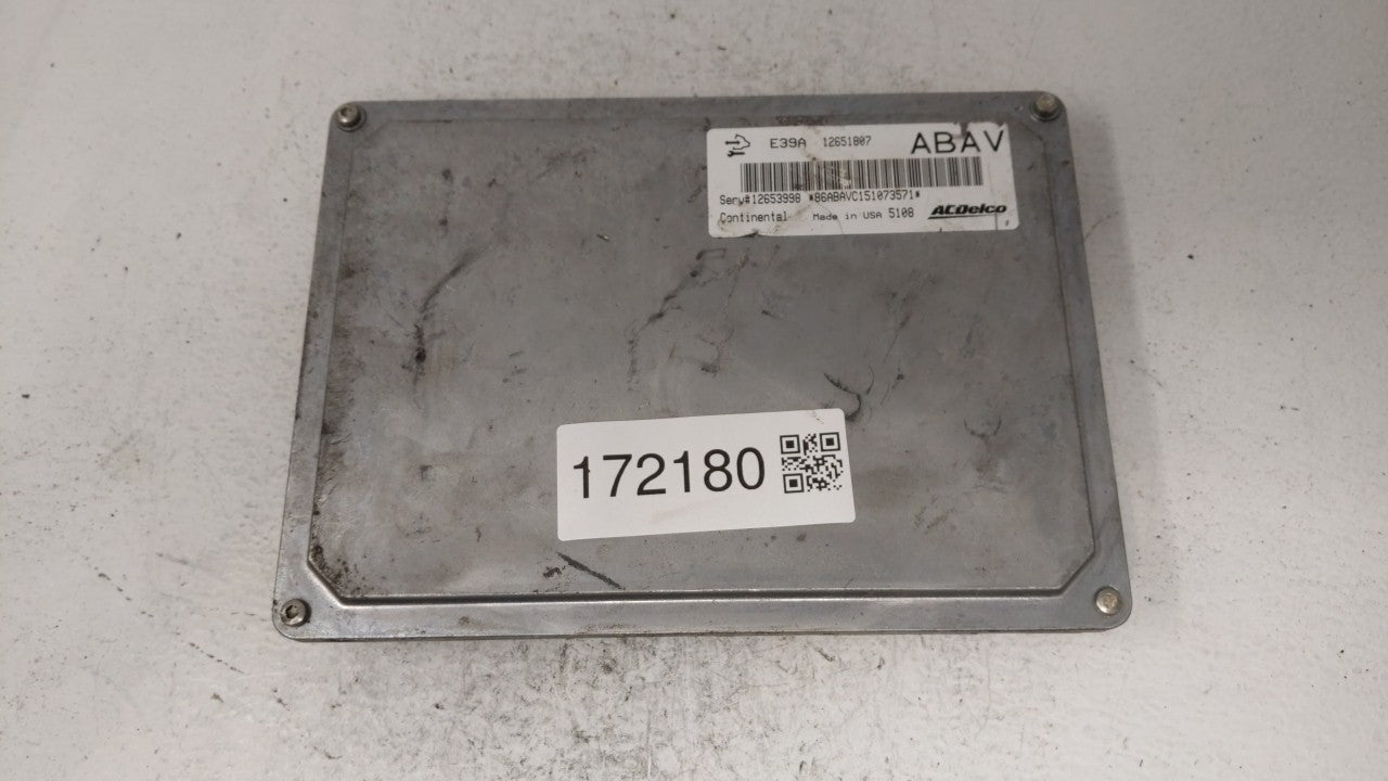 2013-2016 Buick Verano PCM Engine Computer ECU ECM PCU OEM P/N:12655476 12657776 Fits 2013 2014 2015 2016 OEM Used Auto Parts - Oemusedautoparts1.com