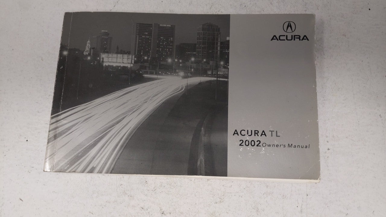 2002 Acura Tl Owners Manual Book Guide OEM Used Auto Parts - Oemusedautoparts1.com