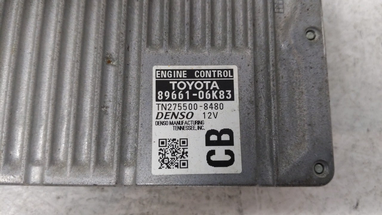 2012-2014 Toyota Camry PCM Engine Computer ECU ECM PCU OEM P/N:89661-06K83 89661-06K63 Fits 2012 2013 2014 OEM Used Auto Parts - Oemusedautoparts1.com