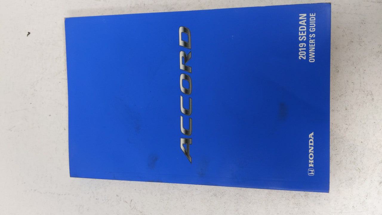 2019 Honda Accord Owners Manual Book Guide OEM Used Auto Parts - Oemusedautoparts1.com