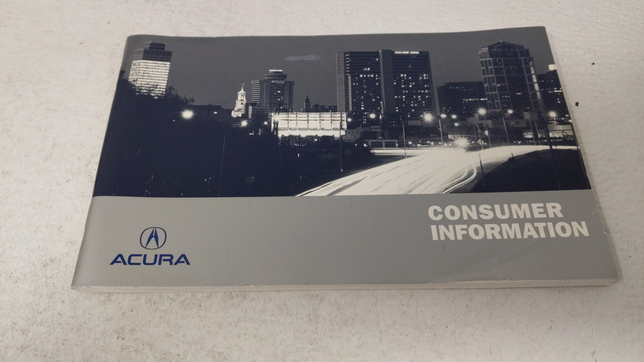 2006 Acura Tl Owners Manual Book Guide OEM Used Auto Parts - Oemusedautoparts1.com