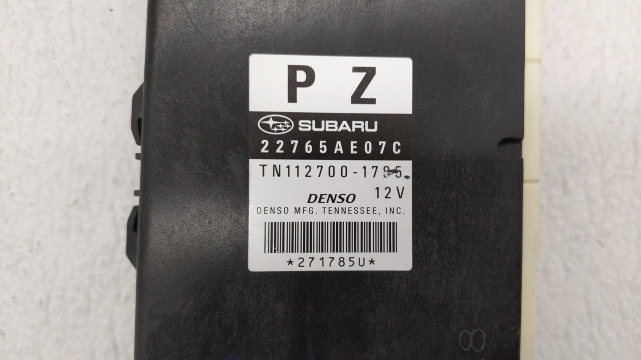 2013-2014 Subaru Legacy PCM Engine Computer ECU ECM PCU OEM P/N:22765AE07D 22765AE07C Fits 2013 2014 OEM Used Auto Parts - Oemusedautoparts1.com
