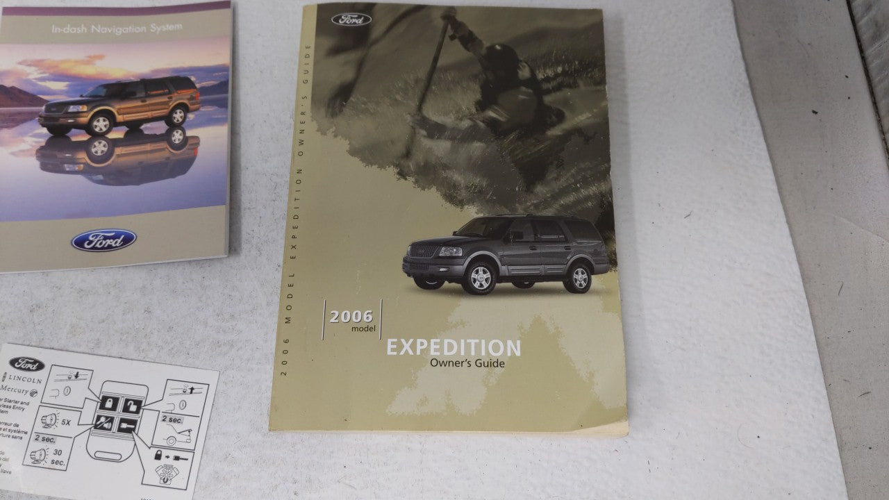 2006 Ford Expedition Owners Manual Book Guide OEM Used Auto Parts - Oemusedautoparts1.com