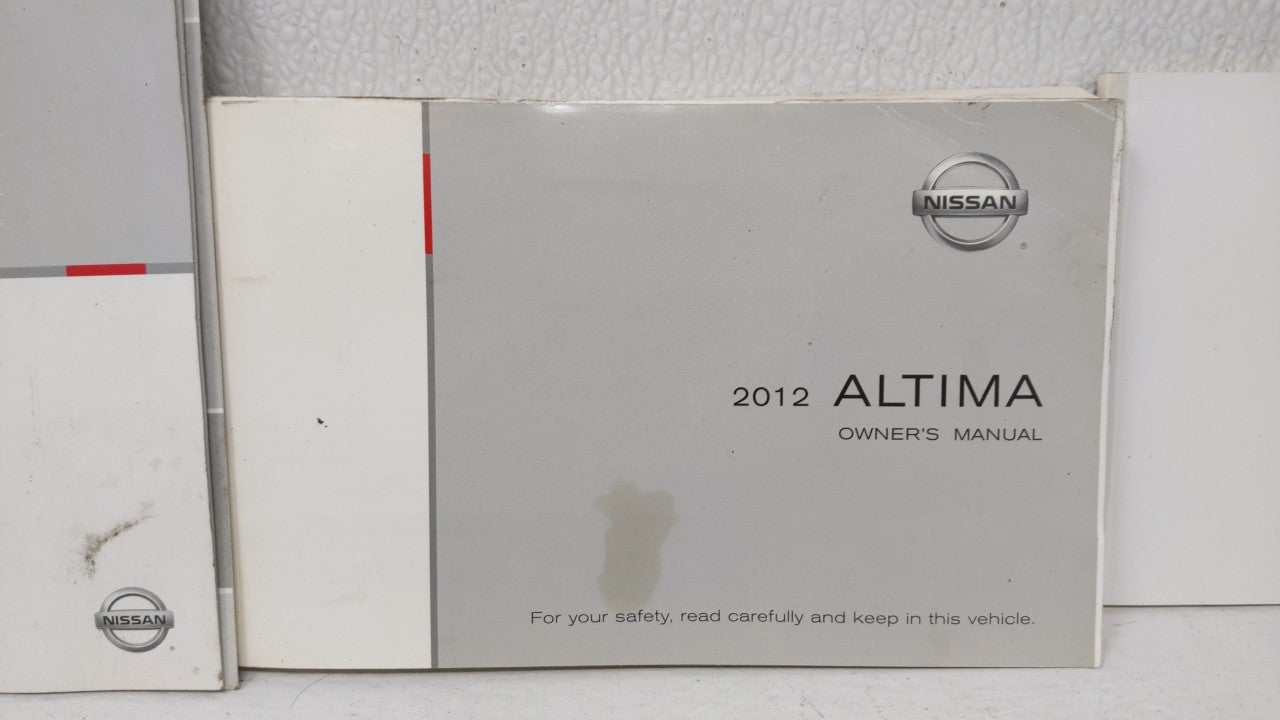 2012 Nissan Altima Owners Manual Book Guide OEM Used Auto Parts - Oemusedautoparts1.com