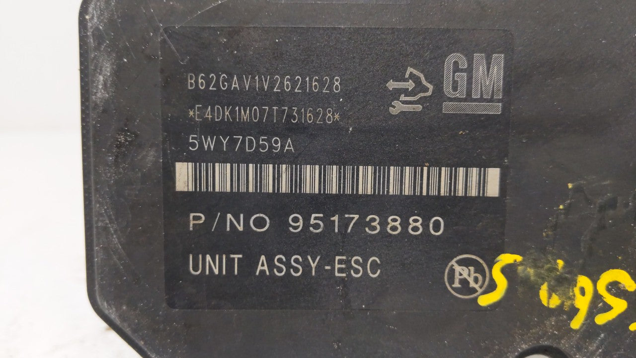 2012-2013 Chevrolet Sonic ABS Pump Control Module Replacement P/N:95173880 95104537 Fits 2012 2013 OEM Used Auto Parts - Oemusedautoparts1.com