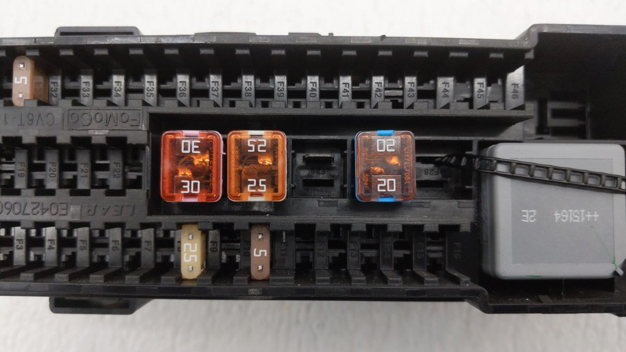 2013-2016 Ford Escape Fusebox Fuse Box Panel Relay Module P/N:AV6T-14A142-AB AV6T-14A067-AD Fits 2013 2014 2015 2016 OEM Used Auto Parts - Oemusedautoparts1.com