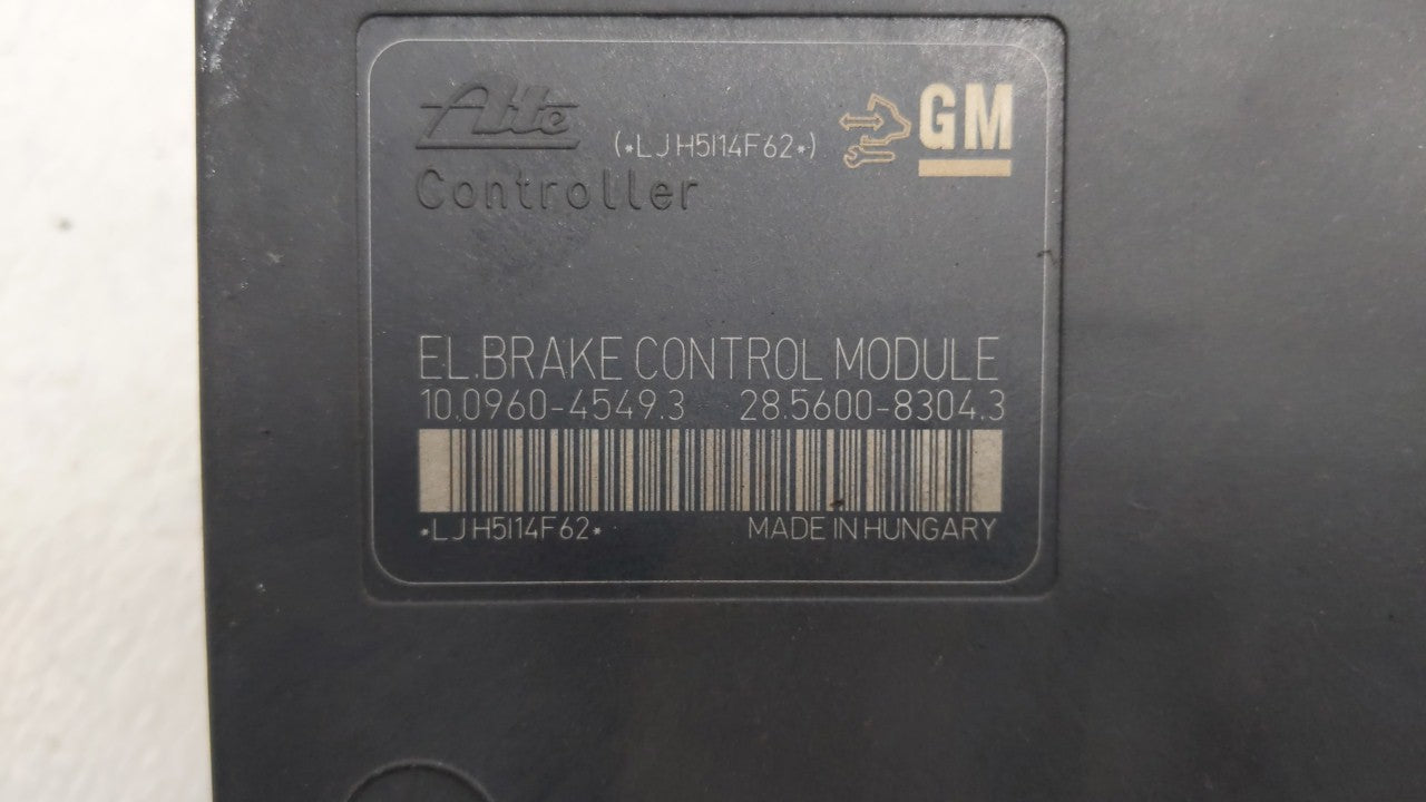 2012-2017 Buick Verano ABS Pump Control Module Replacement P/N:13434672 13365217 Fits 2012 2013 2014 2015 2016 2017 OEM Used Auto Parts - Oemusedautoparts1.com