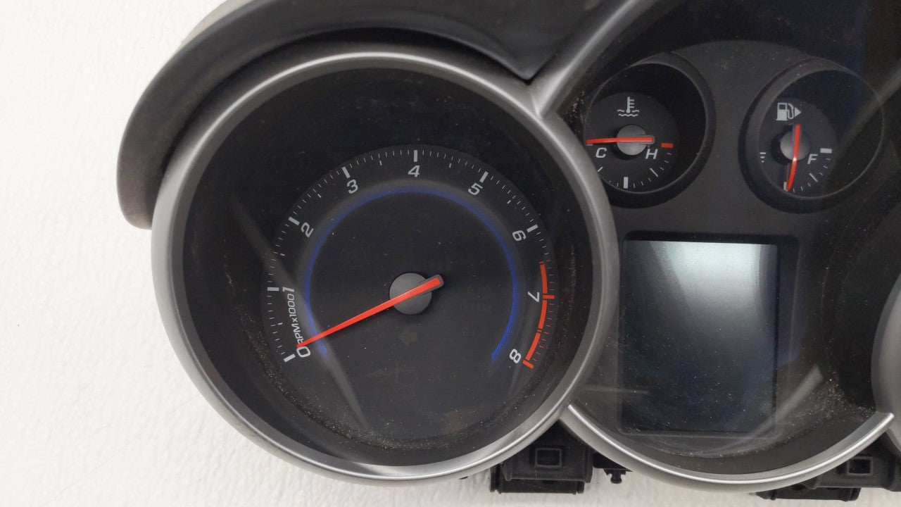 2012 Chevrolet Cruze Instrument Cluster Speedometer Gauges P/N:95940656 95487986 Fits OEM Used Auto Parts - Oemusedautoparts1.com