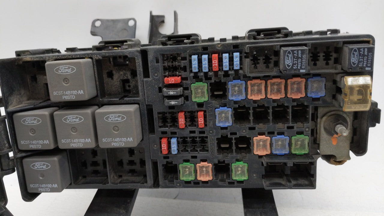 2010-2012 Ford Fusion Fusebox Fuse Box Panel Relay Module Fits 2010 2011 2012 OEM Used Auto Parts - Oemusedautoparts1.com