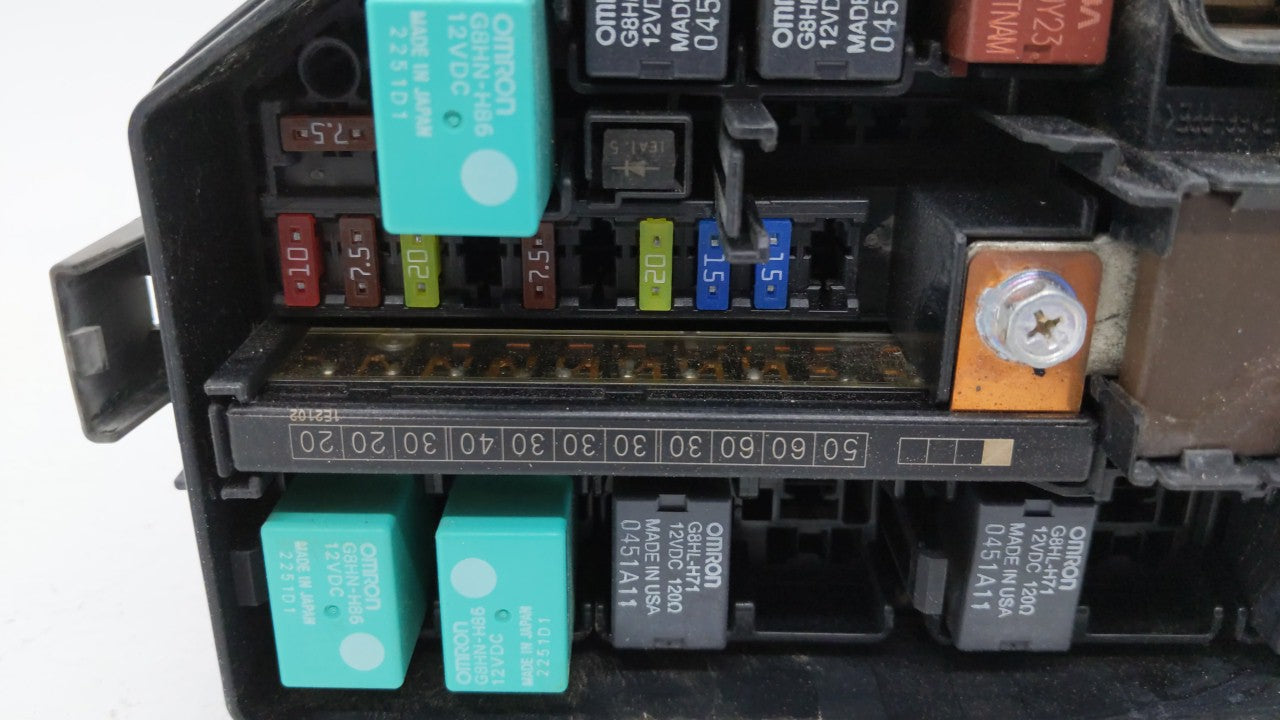 2012-2015 Honda Civic Fusebox Fuse Box Panel Relay Module P/N:TR0 A012 A0 Fits 2012 2013 2014 2015 OEM Used Auto Parts - Oemusedautoparts1.com