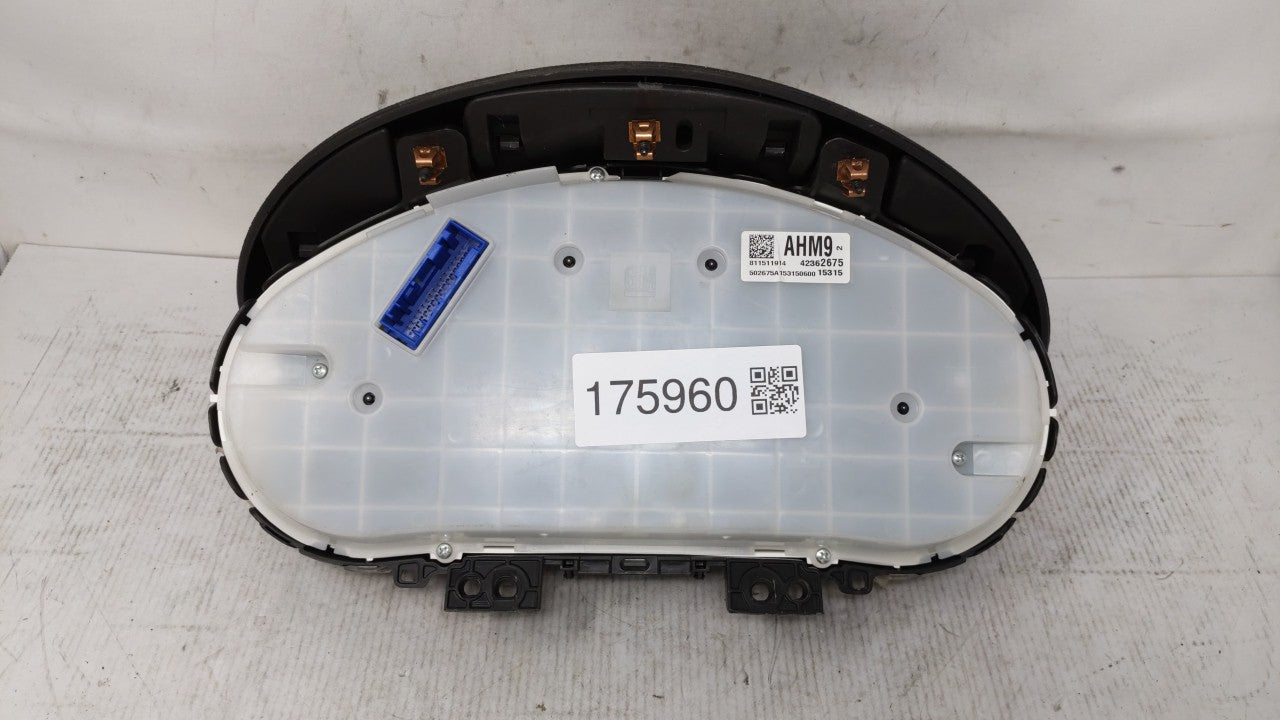 2015-2016 Chevrolet Cruze Instrument Cluster Speedometer Gauges P/N:811511914 94560794 Fits 2015 2016 OEM Used Auto Parts - Oemusedautoparts1.com