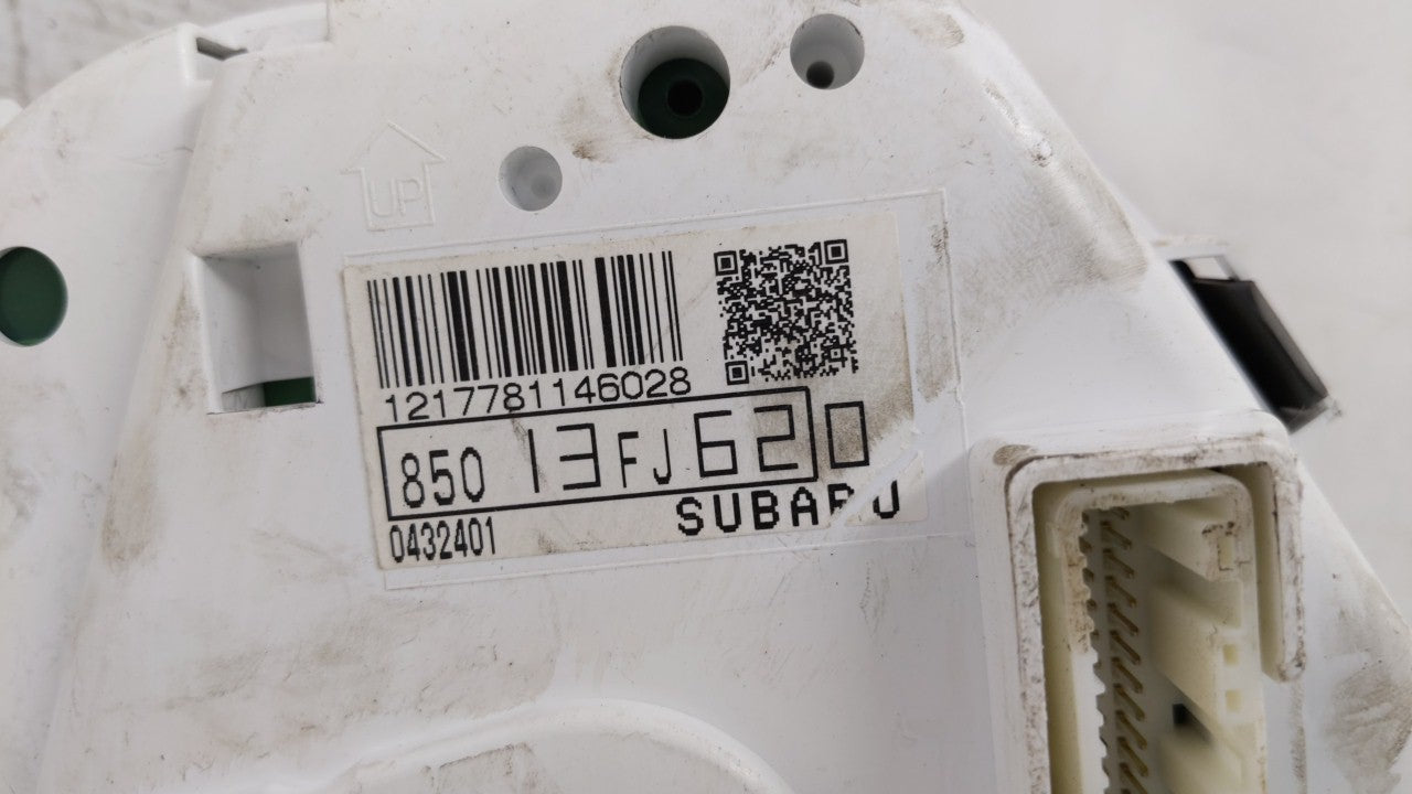 2015 Subaru Impreza Instrument Cluster Speedometer Gauges P/N:85004FJ160 85013FJ620 Fits OEM Used Auto Parts - Oemusedautoparts1.com