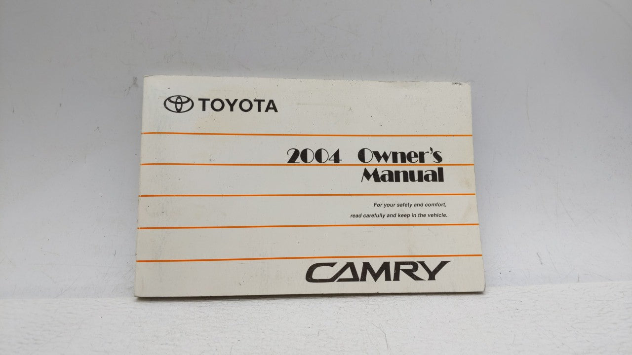 2004 Toyota Camry Owners Manual Book Guide OEM Used Auto Parts - Oemusedautoparts1.com