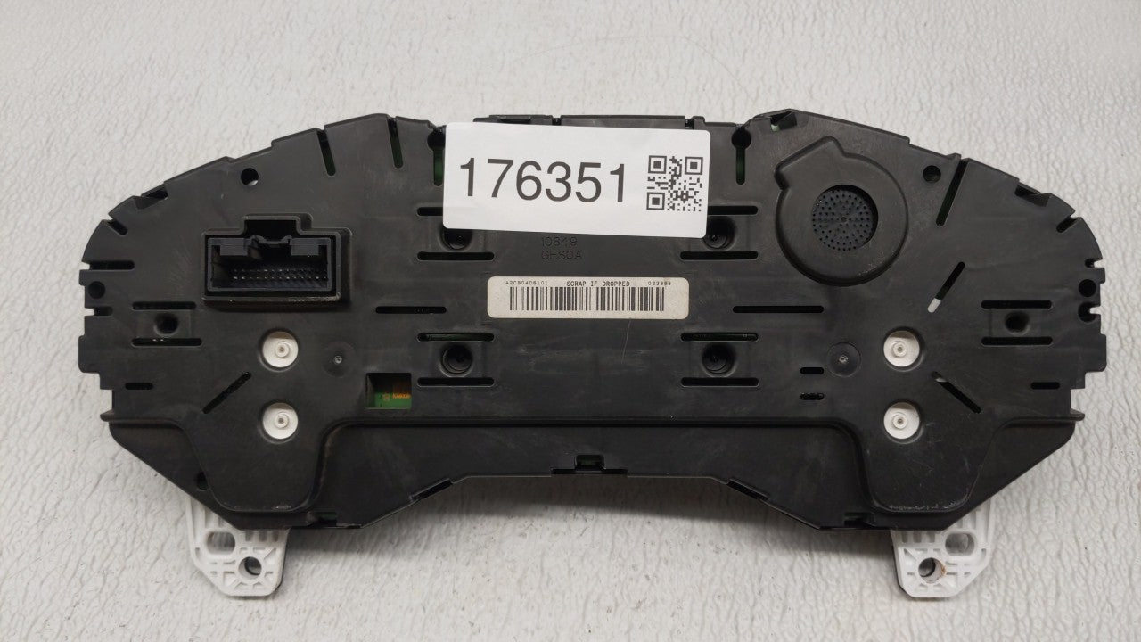 2014 Ford Fusion Instrument Cluster Speedometer Gauges P/N:ES7T-10849-EB ES7T-10849-EC Fits 2015 OEM Used Auto Parts - Oemusedautoparts1.com