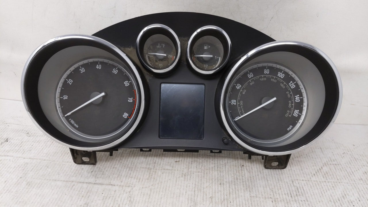 2013 Buick Verano Instrument Cluster Speedometer Gauges P/N:22978276 Fits OEM Used Auto Parts - Oemusedautoparts1.com