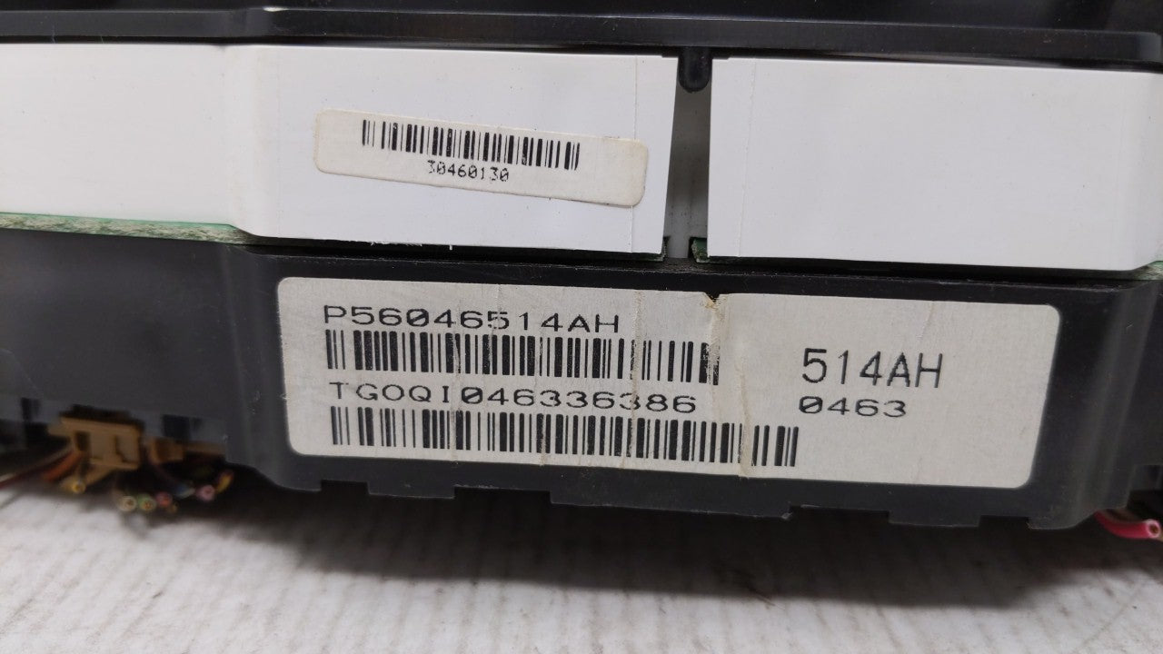 2011-2014 Chrysler 200 Instrument Cluster Speedometer Gauges P/N:P56046911AC 0484659AA Fits 2011 2012 2013 2014 OEM Used Auto Parts - Oemusedautoparts1.com