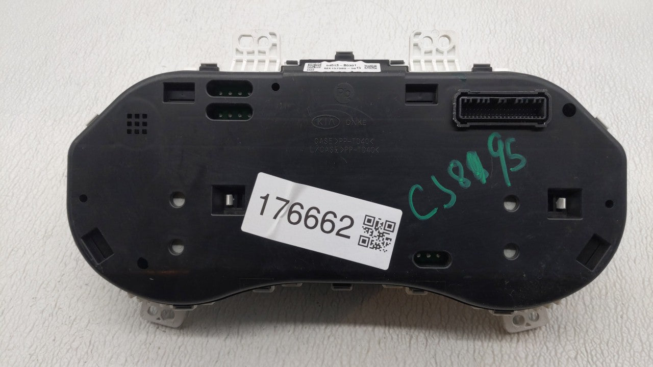 2017-2018 Kia Forte Instrument Cluster Speedometer Gauges P/N:94013-B0301 94003-B0301 Fits 2017 2018 OEM Used Auto Parts - Oemusedautoparts1.com