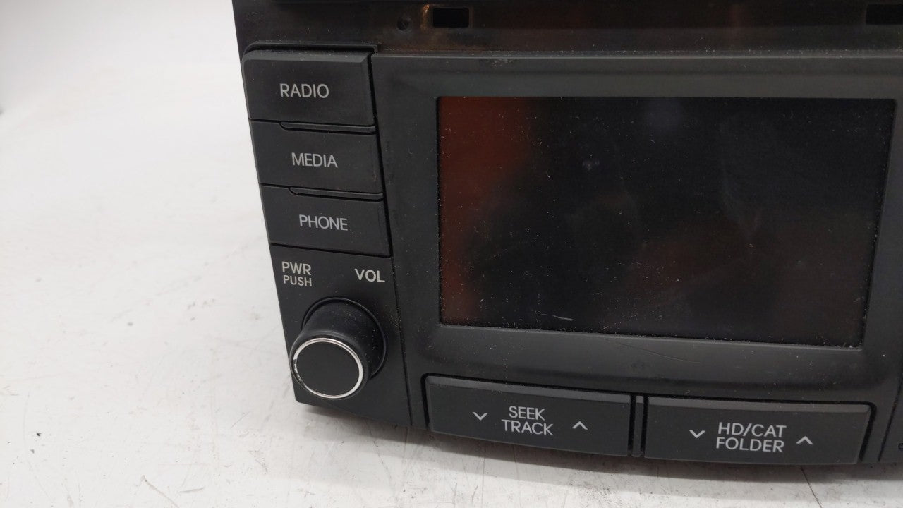 2014-2015 Hyundai Sonata Radio AM FM Cd Player Receiver Replacement P/N:96180-3Q8504X 96180-3Q8004X Fits 2014 2015 OEM Used Auto Parts - Oemusedautoparts1.com