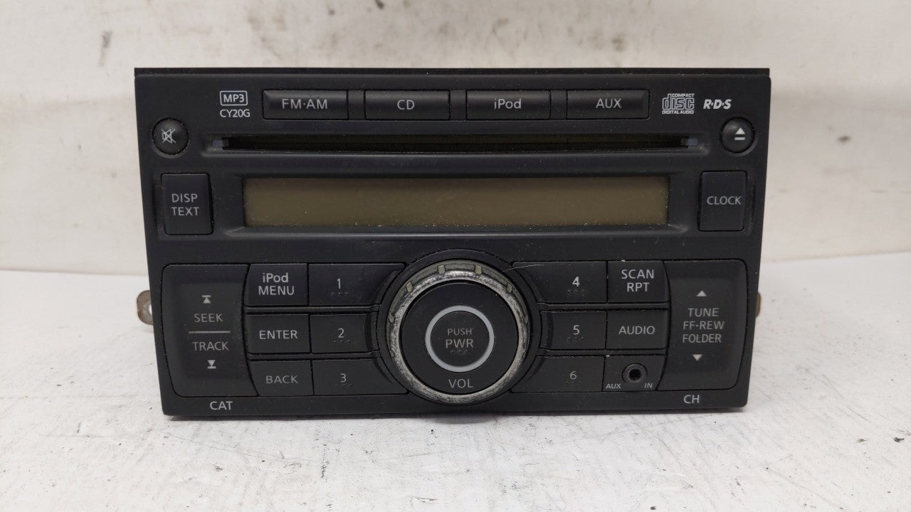 2012-2013 Nissan Versa Radio AM FM Cd Player Receiver Replacement P/N:28185 3ANSA 28185 3AN1A Fits 2012 2013 OEM Used Auto Parts - Oemusedautoparts1.com