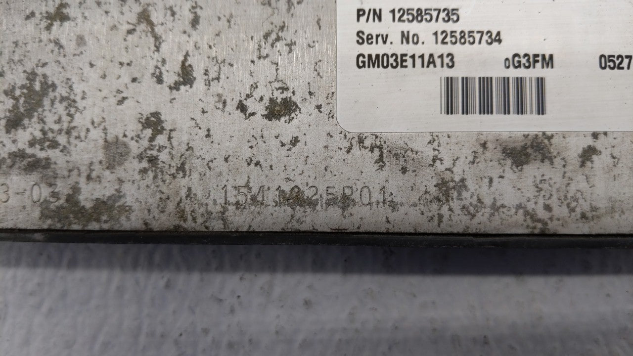 2003 Saturn Ion PCM Engine Computer ECU ECM PCU OEM P/N:12585735 12580204 Fits OEM Used Auto Parts - Oemusedautoparts1.com