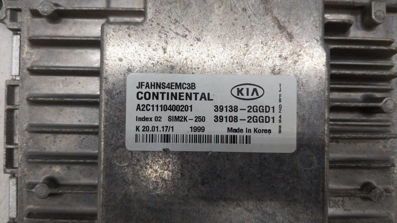 2016-2018 Kia Optima PCM Engine Computer ECU ECM PCU OEM P/N:39138-2GGD0 39108-2GGD0 Fits 2016 2017 2018 OEM Used Auto Parts - Oemusedautoparts1.com