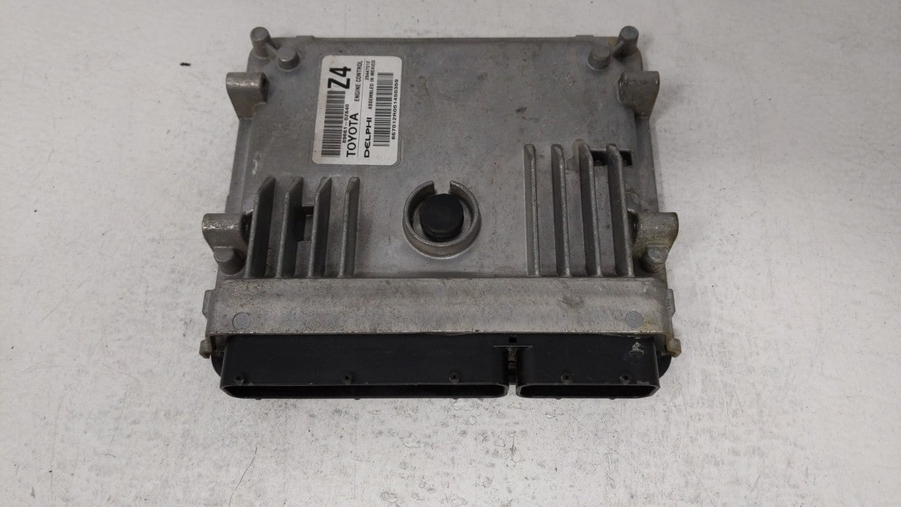 2015 Toyota Corolla PCM Engine Computer ECU ECM PCU OEM P/N:89661-0Z640 Fits OEM Used Auto Parts - Oemusedautoparts1.com