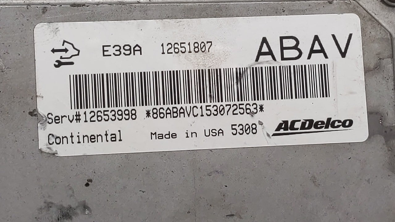 2013-2016 Gmc Terrain PCM Engine Computer ECU ECM PCU OEM P/N:12655476 12657776 Fits 2013 2014 2015 2016 OEM Used Auto Parts - Oemusedautoparts1.com