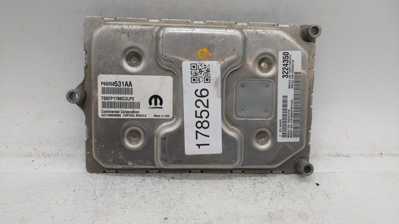 2016-2017 Chrysler 200 PCM Engine Computer ECU ECM PCU OEM P/N:P68258531AA P68250535AD Fits 2016 2017 OEM Used Auto Parts - Oemusedautoparts1.com