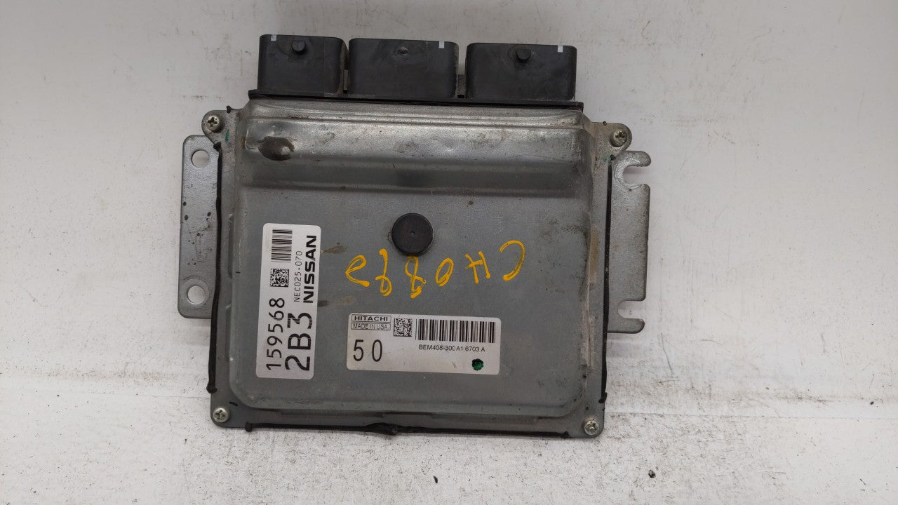 2016-2017 Nissan Altima PCM Engine Computer ECU ECM PCU OEM P/N:BEM408-300 A1 NEC022-051 Fits 2016 2017 OEM Used Auto Parts - Oemusedautoparts1.com