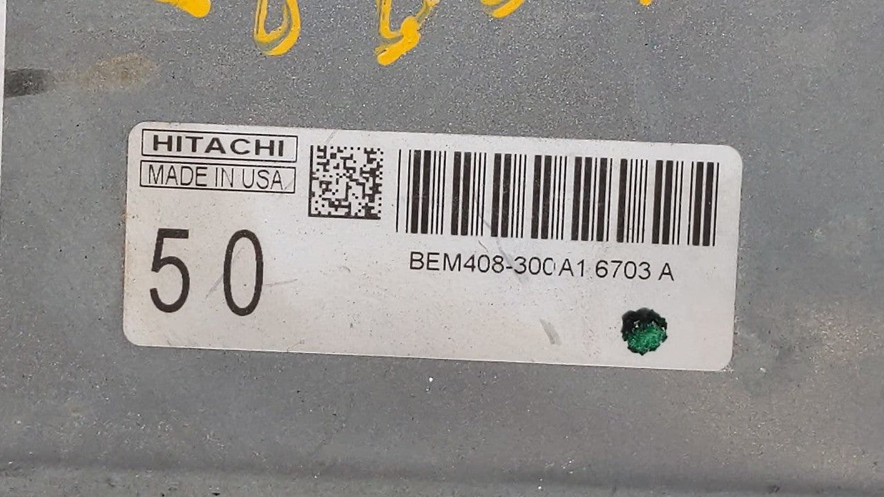 2016-2017 Nissan Altima PCM Engine Computer ECU ECM PCU OEM P/N:BEM408-300 A1 NEC022-051 Fits 2016 2017 OEM Used Auto Parts - Oemusedautoparts1.com