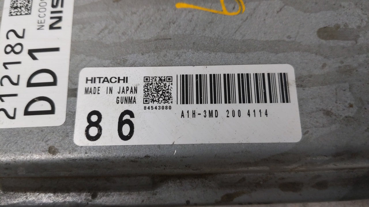 2014 Nissan Maxima PCM Engine Computer ECU ECM PCU OEM P/N:NEC009-003 A1H-3MD Fits OEM Used Auto Parts - Oemusedautoparts1.com