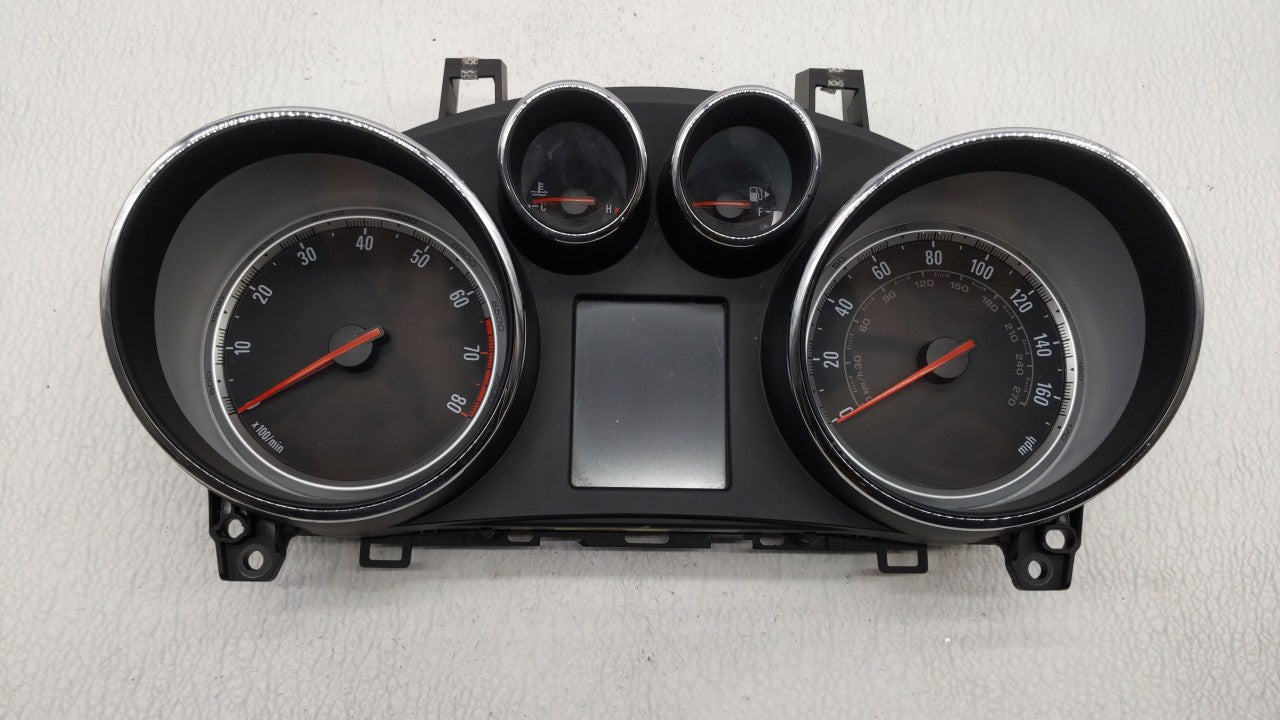 2013 Buick Encore Instrument Cluster Speedometer Gauges P/N:95136693 Fits OEM Used Auto Parts - Oemusedautoparts1.com