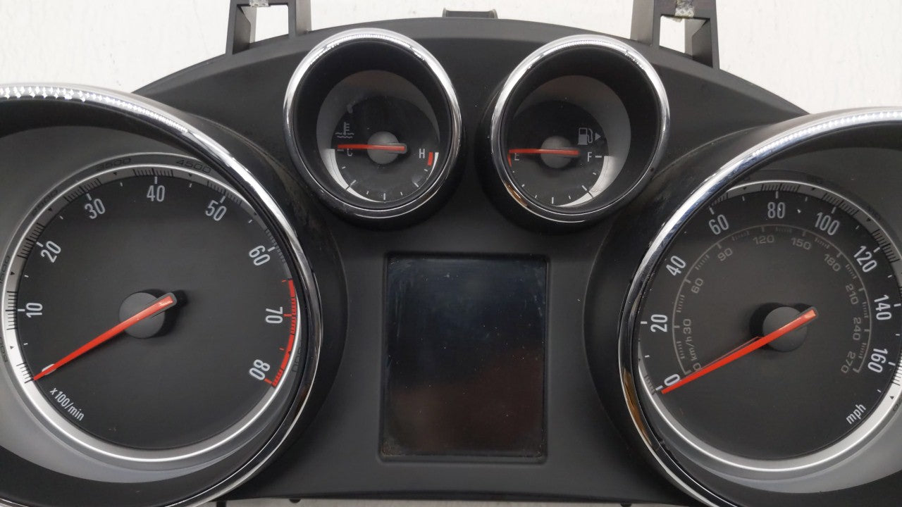 2013 Buick Encore Instrument Cluster Speedometer Gauges P/N:95136693 Fits OEM Used Auto Parts - Oemusedautoparts1.com